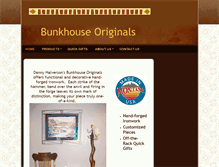Tablet Screenshot of bunkhouseoriginals.com